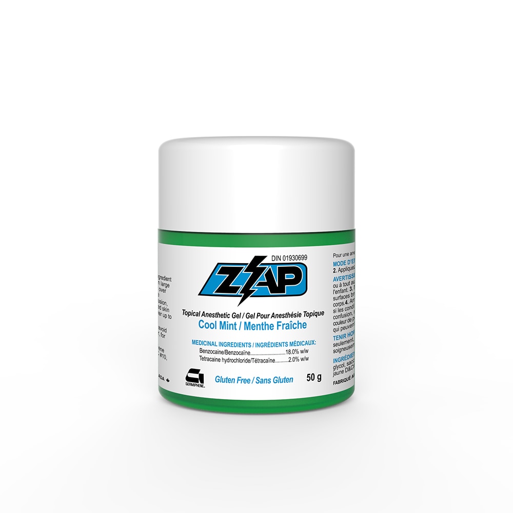 Zap Topical Anesthetic Gel Cool Mint Each