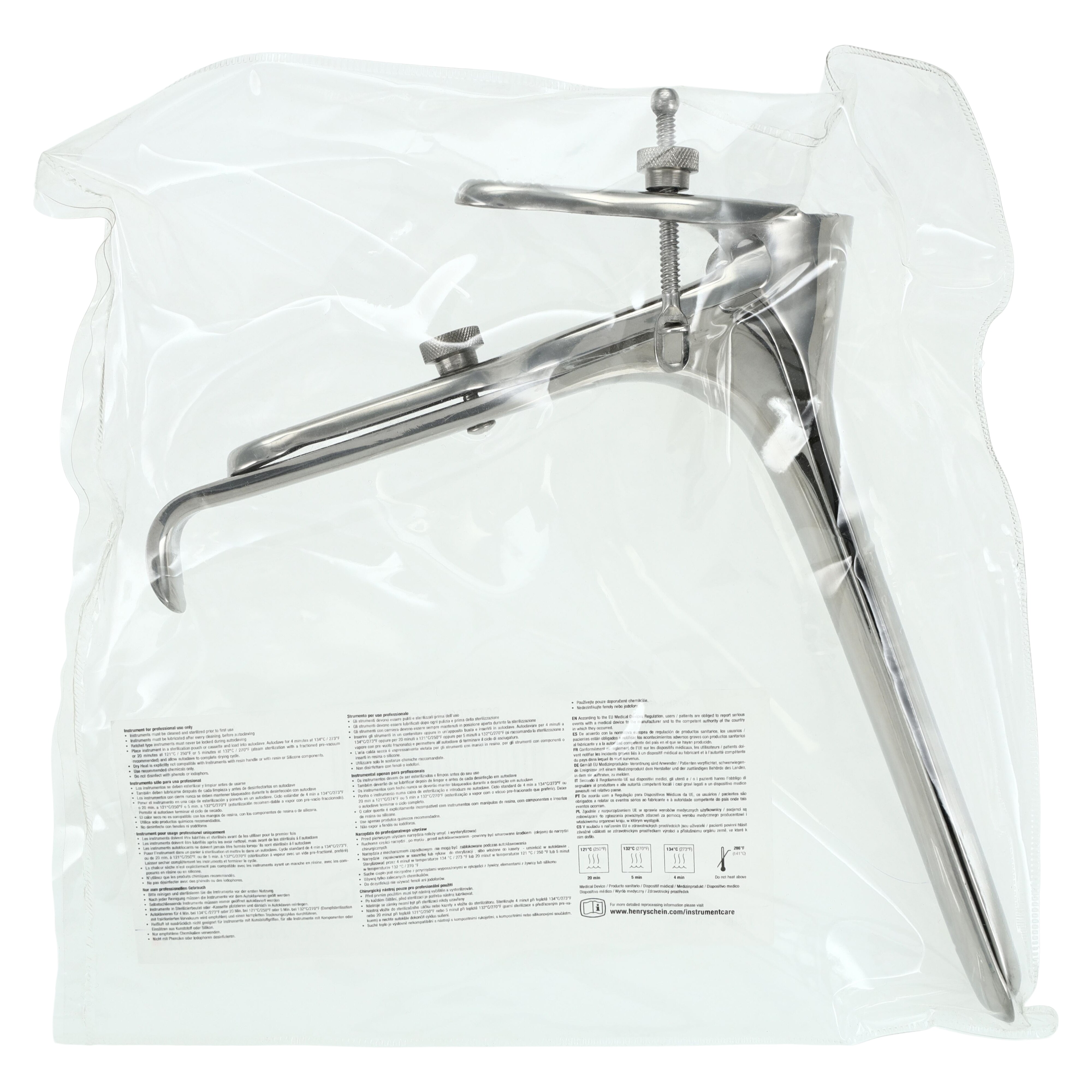 Pederson Vaginal Speculum 26x155mm Extra Large Ea
