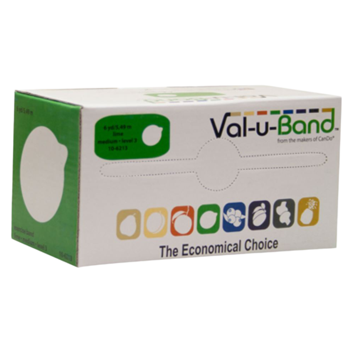 Val-u-Band Exercise Band 6ydx5" Lime Level 3/7