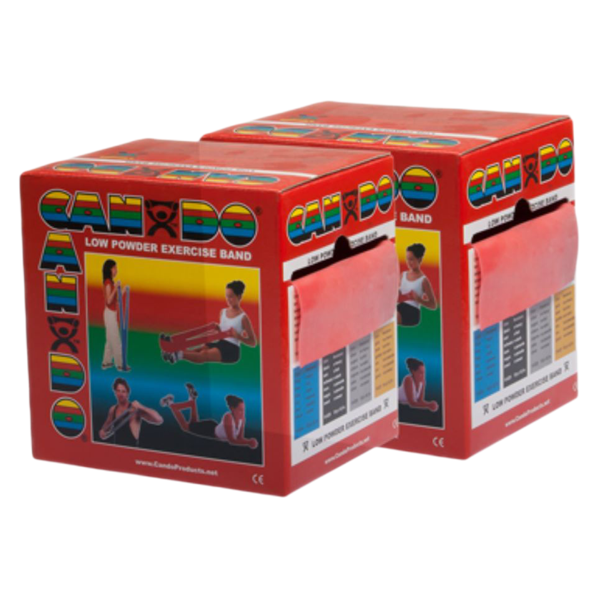 CanDo Exercise Band 50yd Red Light