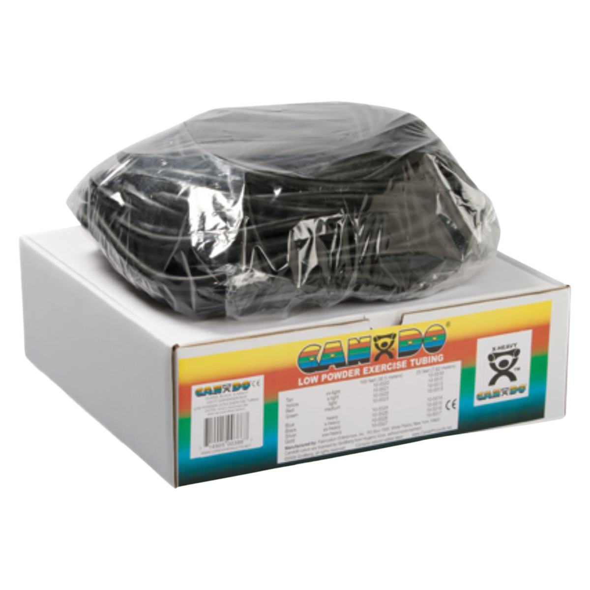 CanDo Exercise Tubing 100' Black X-Heavy