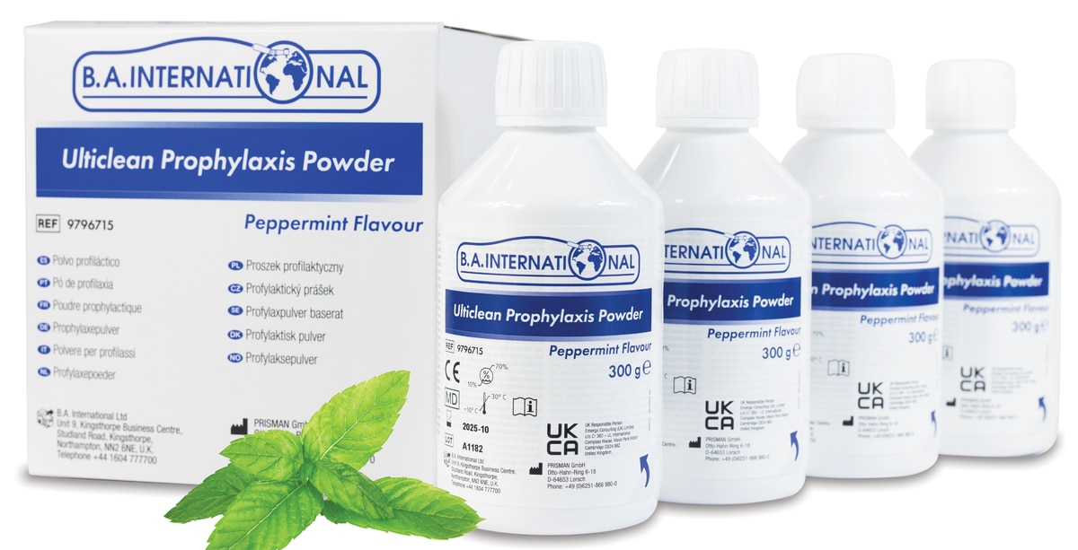 Ulticlean Prophylaxis Powder Standard - Mint, 4x 300 g