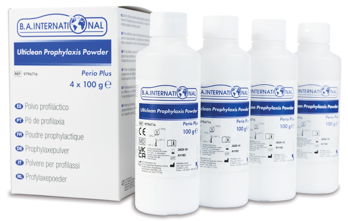 Ulticlean Prophylaxis Powder Perio Plus - Neutral, 4x 100 g