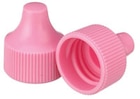 Wheaton Dropper Tip Cap Polypropylene Pink 100/Ca