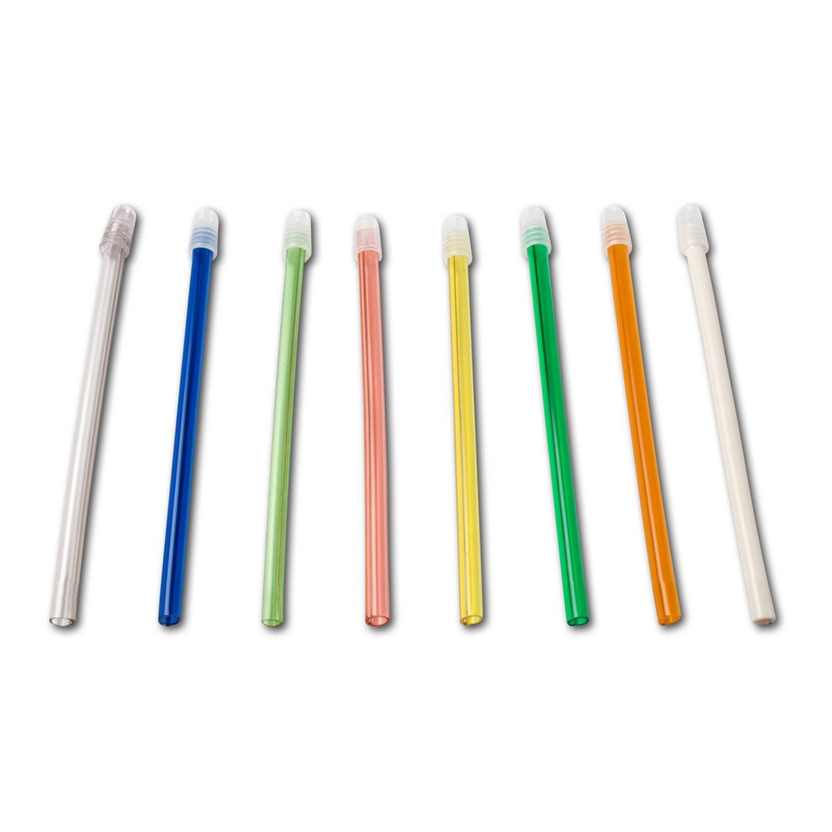 Pompes à salive HENRY SCHEIN - Embout détachables - 15cm - Transparent - Sachet de 100