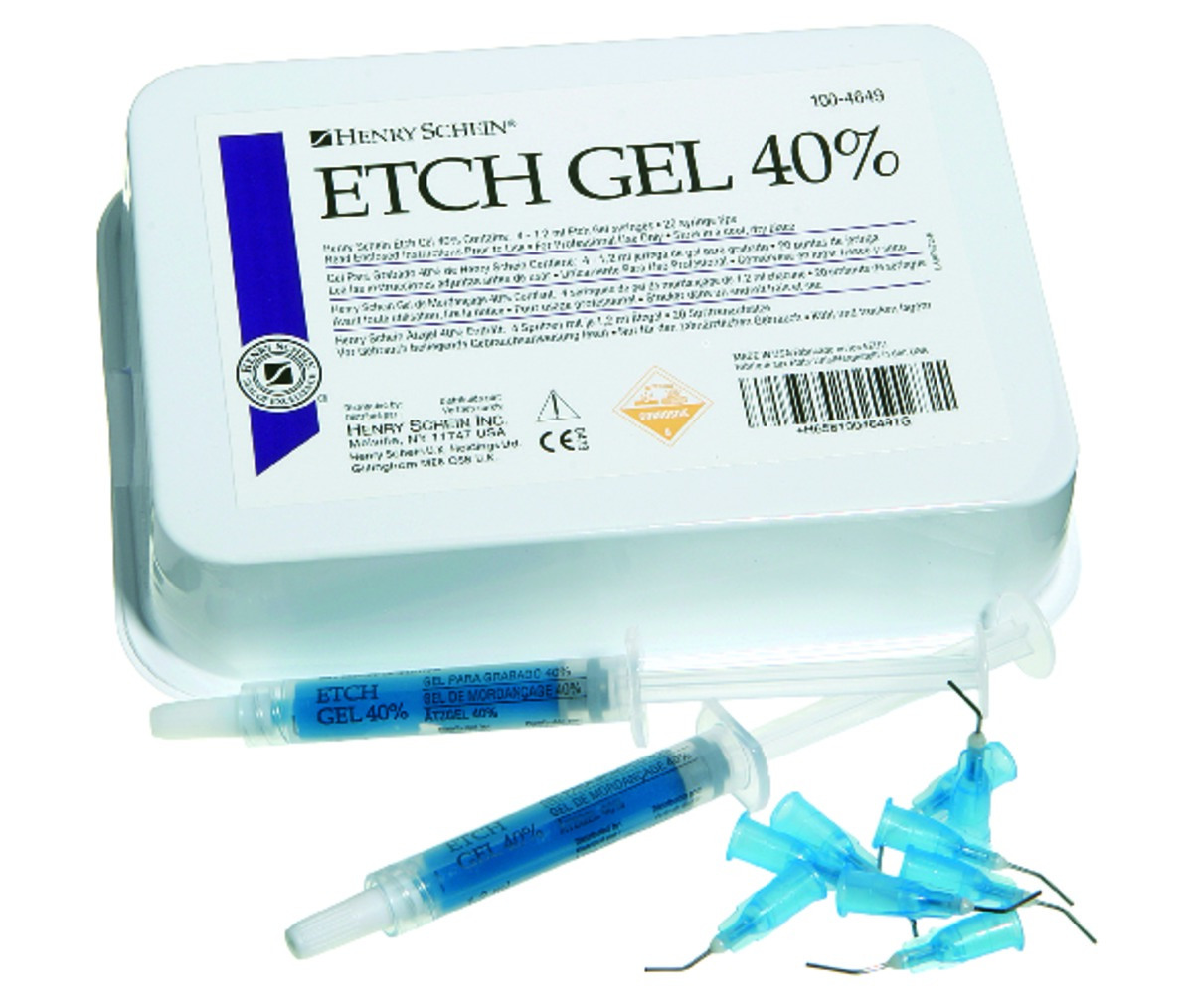 Etch Gel HENRY SCHEIN - Lot de 3 seringues vides