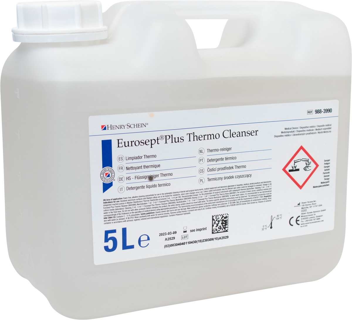 EuroSept Xtra Thermo Cleanser - Can, 5 liter