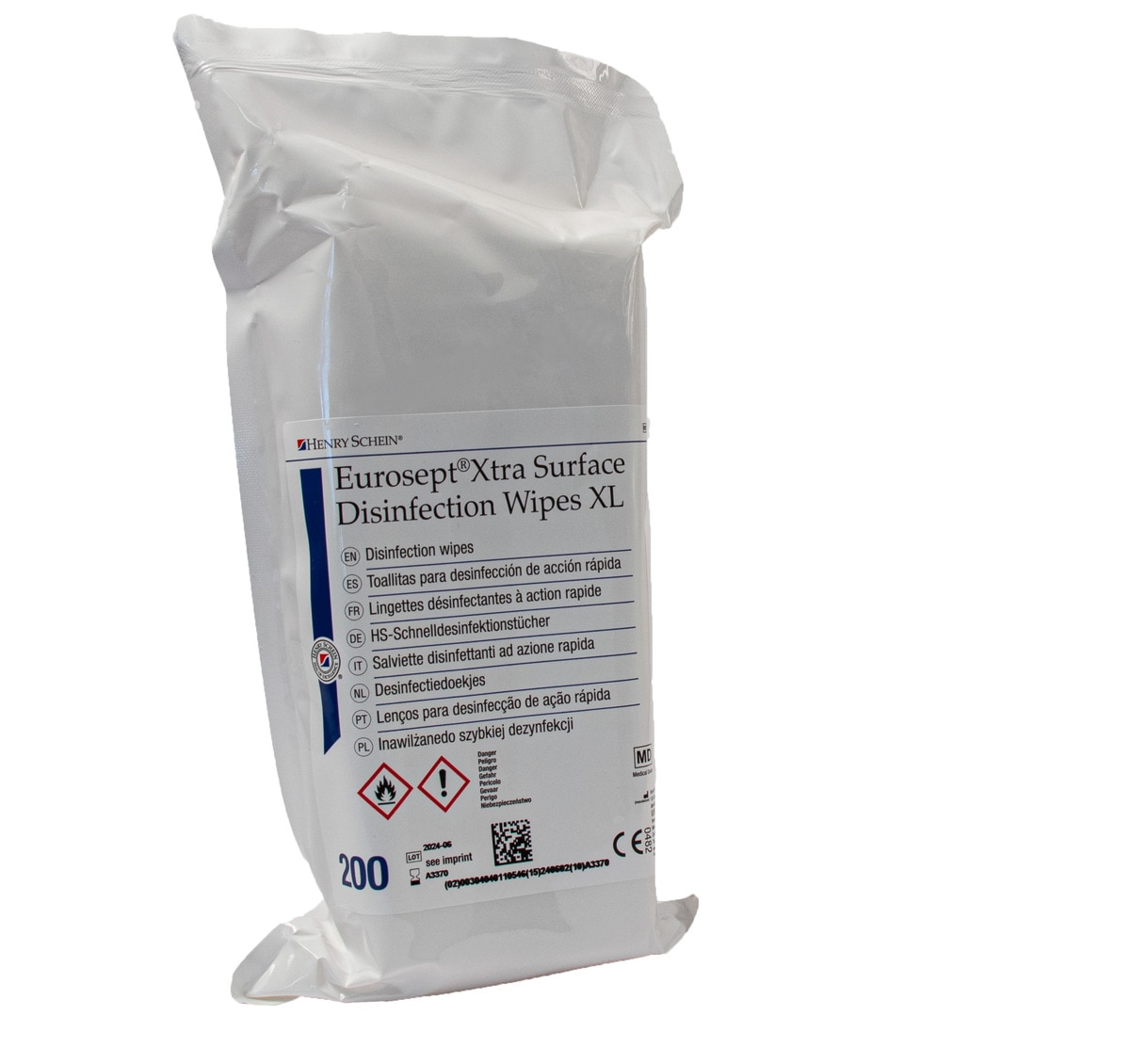 Eurosept Xtra Surface Disinfection Wipes S - navulling - 200 stuks (22 x 20 cm)