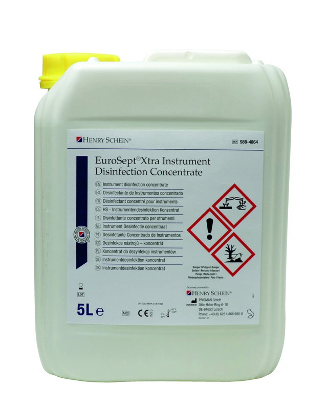 EuroSept Xtra Désinfectant Concentré Instrument - 5L - HENRY SCHEIN