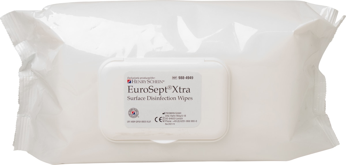 EuroSept Xtra Wet-Wipes Surface Alcohol - Verpakking, 80 stuks (20x30 cm)