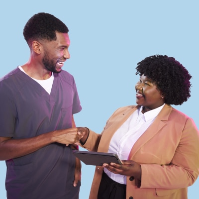 Specialist meeting with Dentist