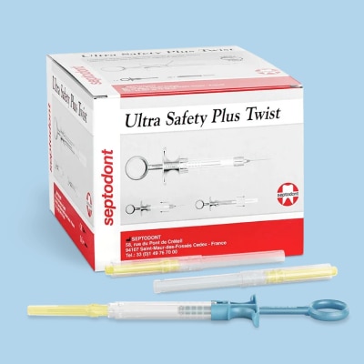 Septodont Ultra Safety Plus Twist Syringe; content card; 1x1;